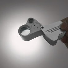 Load image into Gallery viewer, DK09100 - Diamond Loupe Illuminated - LED Double lens