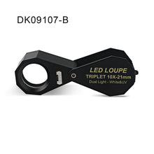 Load image into Gallery viewer, DK09107B - Diamond Loupe illuminated LED & UV Triplet 10x 16mm