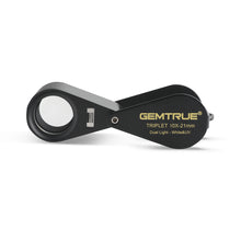 Load image into Gallery viewer, DK09107S - Diamond Loupe illuminated LED & UV Triplet 10x 21mm Black