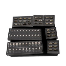 Load image into Gallery viewer, GemTrue Magnetic Ring Builder Set - Yellow & White Gold Finish | DK111-LGS