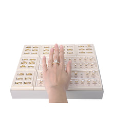 Load image into Gallery viewer, GemTrue Magnetic Ring Builder Set - Yellow & White Gold Finish | DK111-LGS