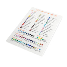 Load image into Gallery viewer, Synthetic Gem Colour Card DK113-A