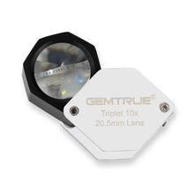 Load image into Gallery viewer, DK16001 - Diamond Loupe Triplet 20.5mm 10x Silver & Black