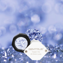 Load image into Gallery viewer, DK18001 - Diamond Loupe 20.5mm 10x Triplet Loupes with Rubber-grip Silver & Black