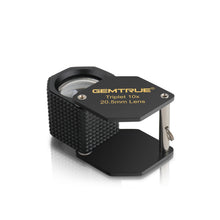 Load image into Gallery viewer, DK18002 - Diamond Loupe 20.5mm 10x Triplet Loupes with Rubber-grip Black