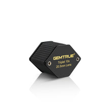 Load image into Gallery viewer, DK18002 - Diamond Loupe 20.5mm 10x Triplet Loupes with Rubber-grip Black