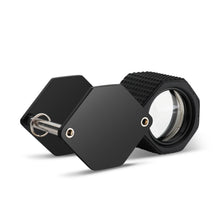 Load image into Gallery viewer, DK18002 - Diamond Loupe 20.5mm 10x Triplet Loupes with Rubber-grip Black