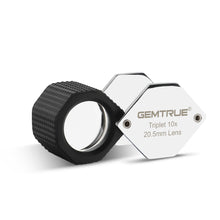 Load image into Gallery viewer, DK18008 - Diamond Loupe 20.5mm 10x Triplet Loupes with Rubber-grip Chrome
