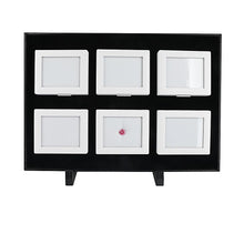 Load image into Gallery viewer, Large Self-Stand Diamond Display Box Tray Set – 6-Piece for Elegant Jewelry Presentation DK21624L-6