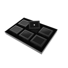 Load image into Gallery viewer, Large Self-Stand Diamond Display Box Tray Set – 6-Piece for Elegant Jewelry Presentation DK21624L-6