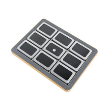 Load image into Gallery viewer, Deluxe Diamond Display Box Set | Premium Jewelry Organizer with Gold Frame DK21665-9G