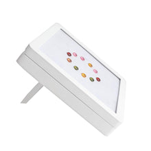 Load image into Gallery viewer, Large Wooden Gemstone Display Box – Deluxe Design with Built-In Stand for Professionals DK21676-XL