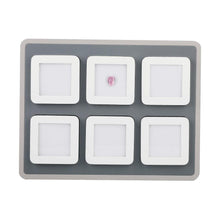 Load image into Gallery viewer, Large Wooden Diamond Display Tray Set – Deluxe 6-Piece Box for Showrooms and Jewelers DK21676-6L