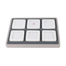 Load image into Gallery viewer, Large Wooden Diamond Display Tray Set – Deluxe 6-Piece Box for Showrooms and Jewelers DK21676-6L