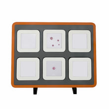 Load image into Gallery viewer, Large Wooden Diamond Display Tray Set – Deluxe 6-Piece Box for Showrooms and Jewelers DK21676L-6