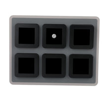 Load image into Gallery viewer, Large Wooden Diamond Display Tray Set – Deluxe 6-Piece Box for Showrooms and Jewelers DK21676-6L