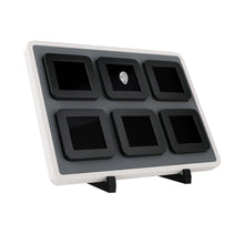 Load image into Gallery viewer, Large Wooden Diamond Display Tray Set – Deluxe 6-Piece Box for Showrooms and Jewelers DK21676-6L