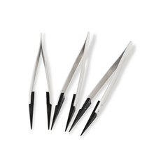 Load image into Gallery viewer, DK2504 - Plastic Tip Diamond Tweezers - Precision Tools for Jewelers