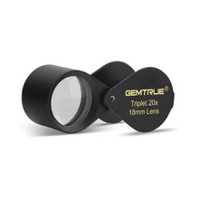 Load image into Gallery viewer, GemTrue 18mm Triplet 20x Diamond Loupe - Black Finish | DK703002