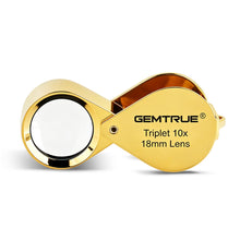 Load image into Gallery viewer, DK96001 - Diamond Loupe 18mm 10x Triplet Gold