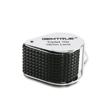 Load image into Gallery viewer, DK98003 - Diamond Loupe Triplet 10x 18mm with rubber-grip Chrome & Black