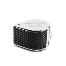 Load image into Gallery viewer, DK98003 - Diamond Loupe Triplet 10x 18mm with rubber-grip Chrome & Black
