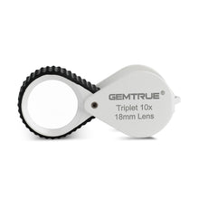 Load image into Gallery viewer, DK98004 - Diamond Loupe Triplet 10x 18mm with rubber-grip Pearl & Black