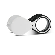 Load image into Gallery viewer, DK98004 - Diamond Loupe Triplet 10x 18mm with rubber-grip Pearl & Black