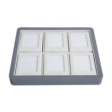Load image into Gallery viewer, DK21624-6N Self-Standing Diamond Display Boxes in Luxury Tray Set - GemTrue