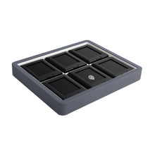 Load image into Gallery viewer, DK21624-6N Self-Standing Diamond Display Boxes in Luxury Tray Set - GemTrue