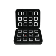 Load image into Gallery viewer, DK21663-24ZP Superior Small Diamond Boxes in a Leather Zip Case - GemTrue