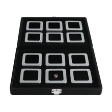 Load image into Gallery viewer, DK21664-12N Diamond Display Boxes in a Luxurious Lockable Case - GemTrue