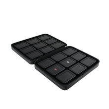 Load image into Gallery viewer, DK21665-18ZP Superior Large Diamond Boxes in a Leather Zip Case - GemTrue