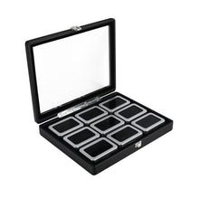 Load image into Gallery viewer, DK21665-9W Diamond Boxes in a Luxurious Lockable Case with viewing window - GemTrue
