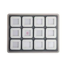 Load image into Gallery viewer, DK21676-12 Deluxe Diamond Boxes in a Luxury Tray Set - GemTrue