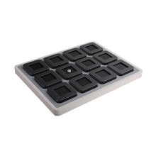 Load image into Gallery viewer, DK21676-12 Deluxe Diamond Boxes in a Luxury Tray Set - GemTrue