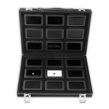 Load image into Gallery viewer, DK21660-18 Large Diamond Display Boxes with Deluxe Carry case - GemTrue