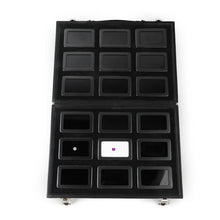 Load image into Gallery viewer, DK21660-18 Large Diamond Display Boxes with Deluxe Carry case - GemTrue