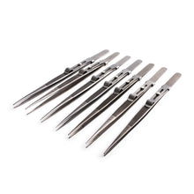 Load image into Gallery viewer, DK2901- Diamond Tweezers with grooved tip and sliding lock - GemTrue