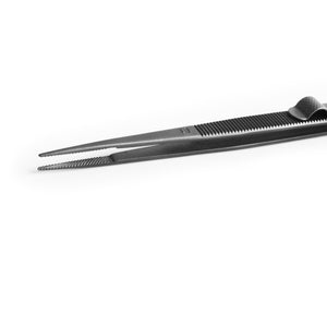 DK2901- Diamond Tweezers with grooved tip and sliding lock - GemTrue