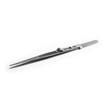 Load image into Gallery viewer, DK2901- Diamond Tweezers with grooved tip and sliding lock - GemTrue