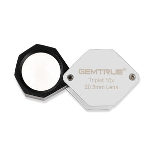 DK16008 - Diamond Loupe Triplet 20.5mm 10x Chrome