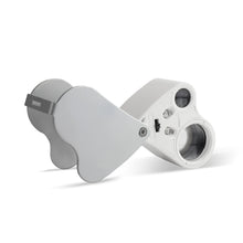 Load image into Gallery viewer, DK09100 - Diamond Loupe Illuminated - LED Double lens
