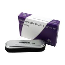 Load image into Gallery viewer, Illuminated Rechargeable LED &amp; UV Loupe Excellent Lens designed for Jewelers DK09103C
