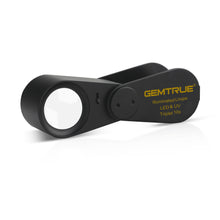 Load image into Gallery viewer, GemTrue Diamond Loupe - Illuminated Rechargeable LED &amp; UV Loupe 10 x 20.5mm Triplet DK09103L
