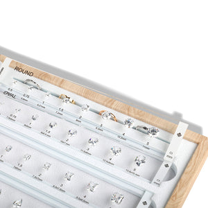 GemTrue Diamond Selector - BULK PACK! Visual Diamond Size and Shape Kit DK110-1008-3