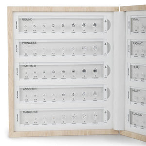 GemTrue Diamond Selector - BULK PACK! Visual Diamond Size and Shape Kit DK110-1008-3