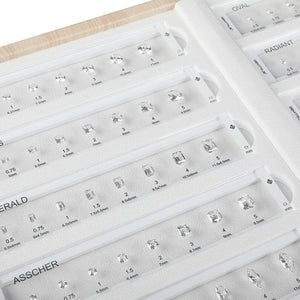 GemTrue Diamond Selector - BULK PACK! Visual Diamond Size and Shape Kit DK110-1008-3