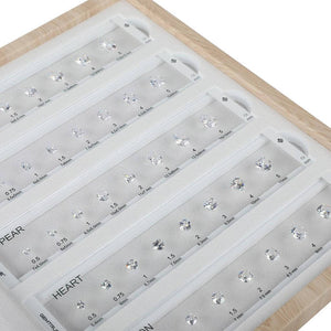 GemTrue Diamond Selector - BULK PACK! Visual Diamond Size and Shape Kit DK110-1008-3