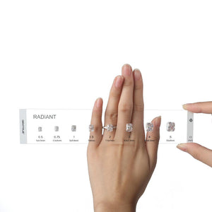 GemTrue Diamond Selector - BULK PACK! Visual Diamond Size and Shape Kit DK110-1008-3